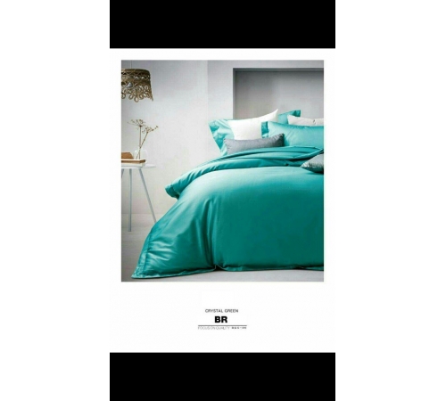 Bộ Drap mền màu xanh ngọc lục